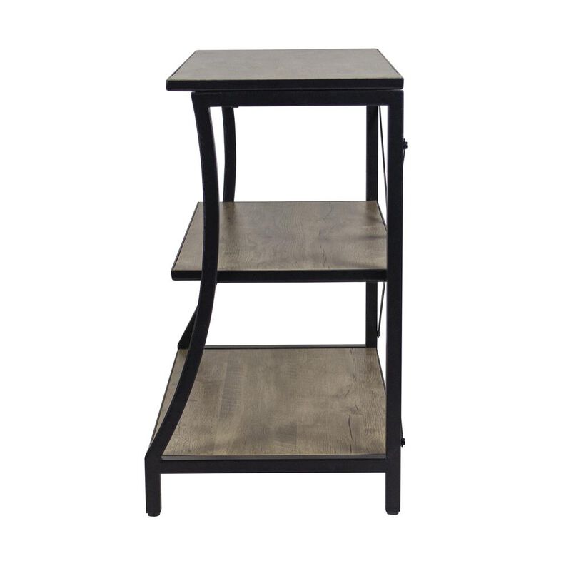 Aquatic Fundamentals Kyndall Laine Home 40/55 Gallon 3-Tier Aquarium Stand, Swerved Front Leg