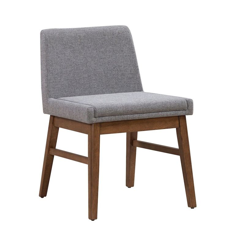Liberty Furniture Space Savers Dining Accent Upholstered Side Chair (RTA) -Set of 2 - Satin Walnut image number 6