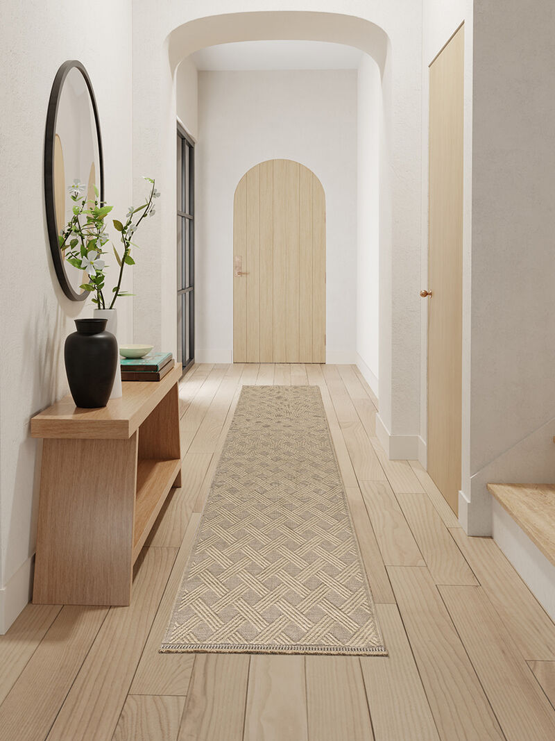 Washable Jute WSJ02 Natural 2' x 4' Rug