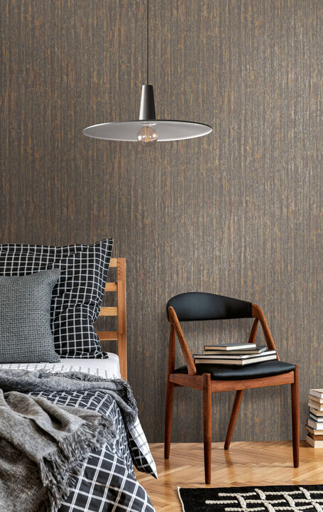 The Woods and Wicker Forest Texture Bronze Brown Wallpaper WW22230