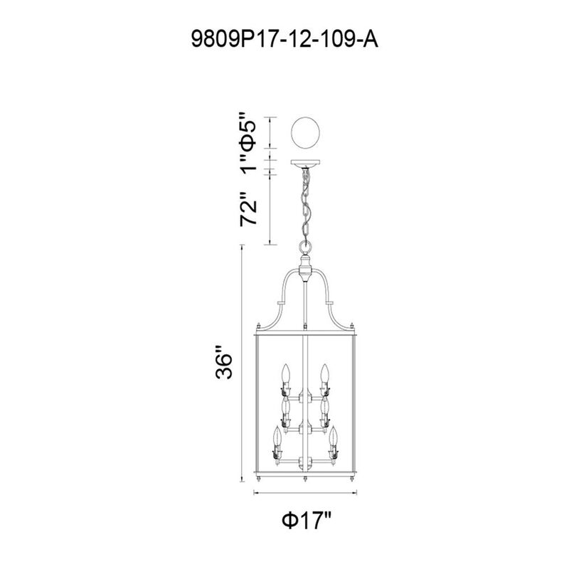 CWI Lighting Desire 12 Light Drum Shade Chandelier With Oil Rubbed Bronze Finish