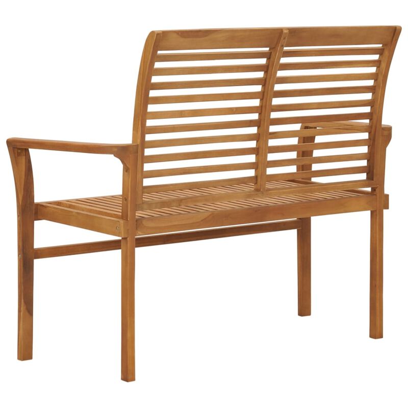 vidaXL Garden Bench 44.1" Solid Teak Wood