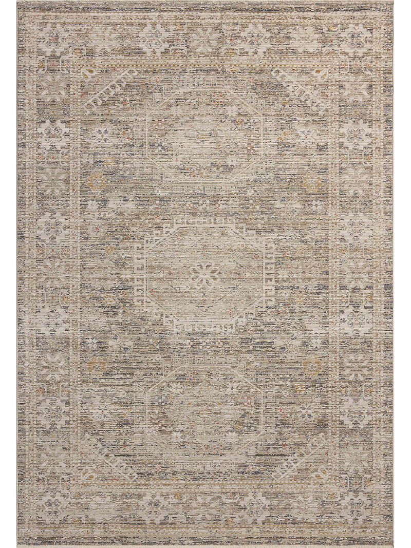Ida IDA01 Taupe/Multi 5'3" x 7'6" Rug by Chris Loves Julia x Loloi image number 0