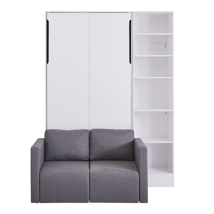 Merax Sleek Murphy Bed Wall Bed with Sofa