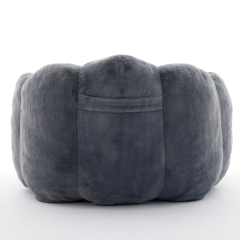GOODSILO Ergonomic Memory Foam Bean Bag Sofa Chair with Pull Ring for Easy Mobility and Relaxation image number 5