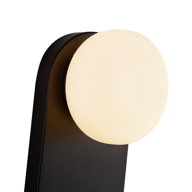 Ariel 12-in Socket Damp-Rated Wall/Vanity Light image number 5