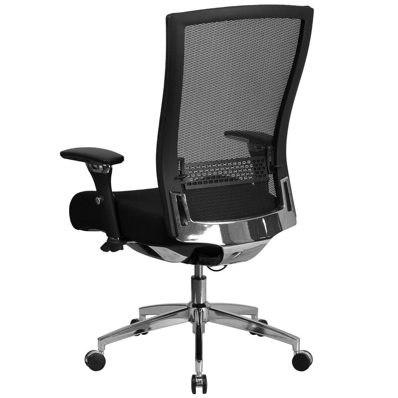 HERCULES Series 24/7 Intensive Use 300 lb. Rated Mesh Multifunction Ergonomic Office Chair with Seat Slider image number 3