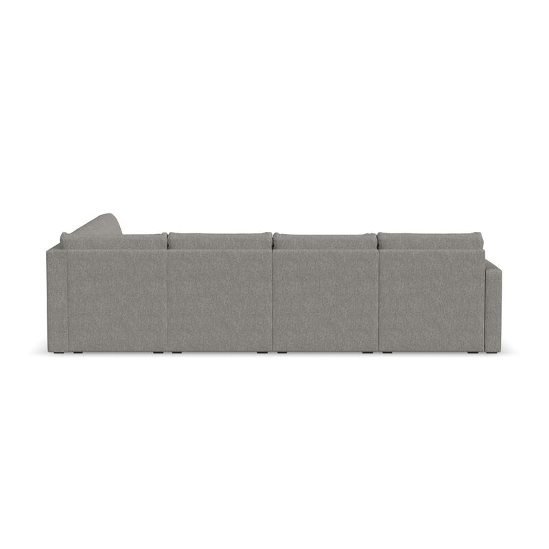 Flex Pebble 6-Seat Sectional with Standard Arm