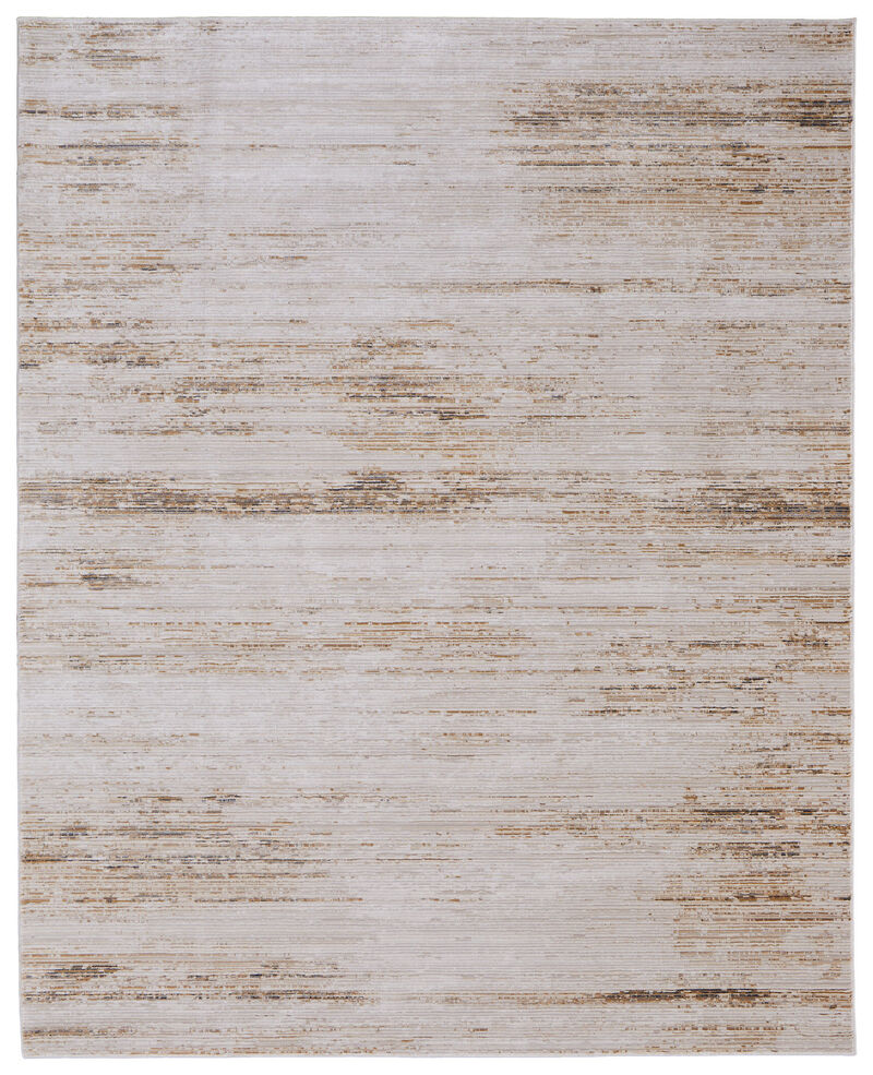 HomeRoots Abstract Power Loom Worn Faded Area Rug image number 0