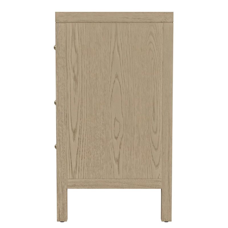 Butler Specialty Nora 34 in. W Wood 3 Drawer Chest, Light Brown image number 3
