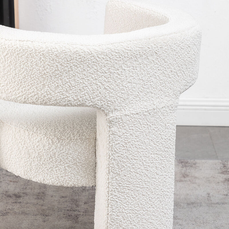 Herbert Modern Boucl&eacute; Armchair
