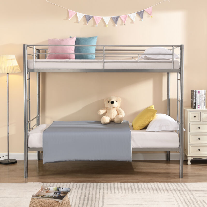 Merax Twin Over Twin Bunk Bed with Sturdy Steel Frame