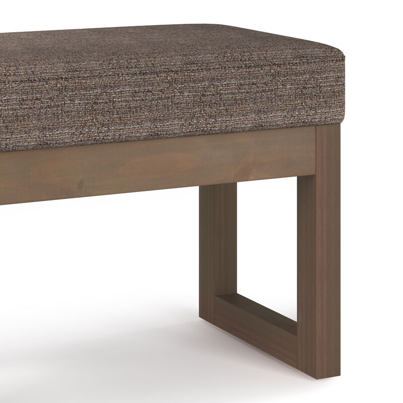 Milltown 26 in Wide Rectangle Footstool Small Ottoman Bench image number 3