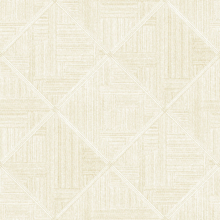 Cade Yellow Geometric Wallpaper