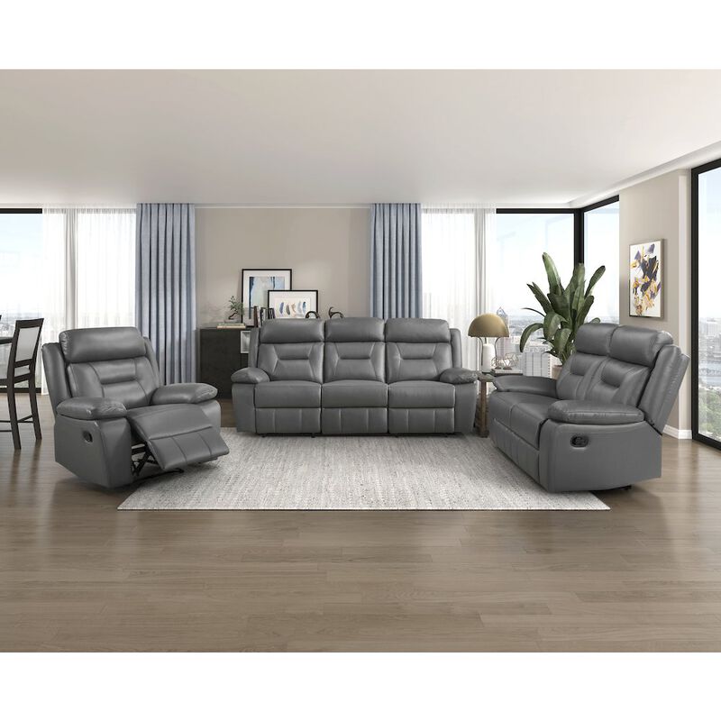 Lexicon Laconia Leather Double Reclining Love Seat