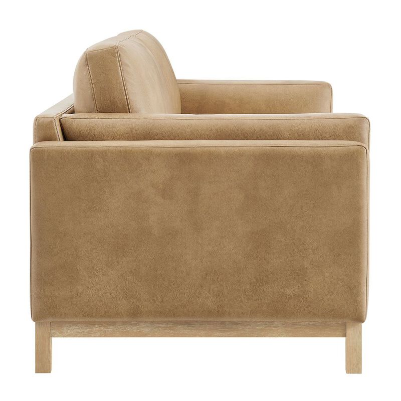 Roscoe 81 inch Vegan Leather Sofa image number 3