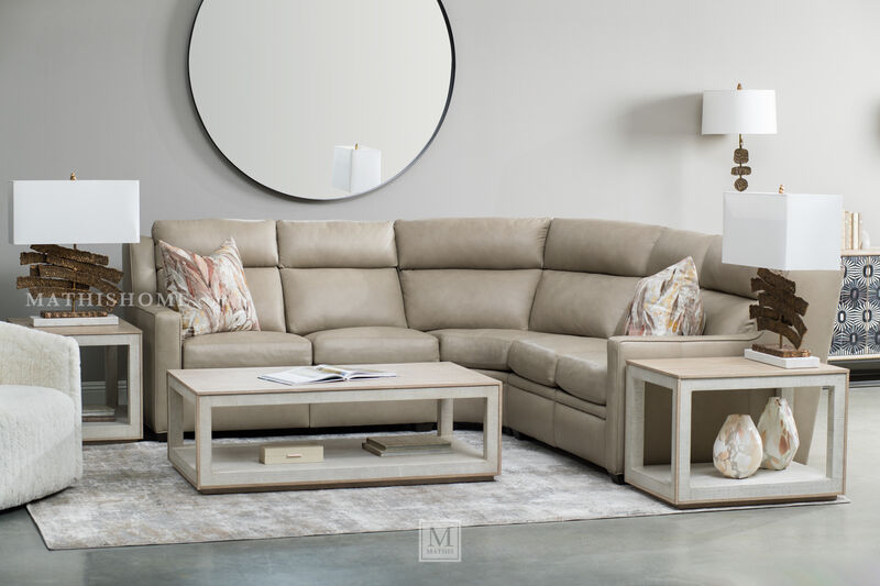 Raymond Leather Power Motion Sectional