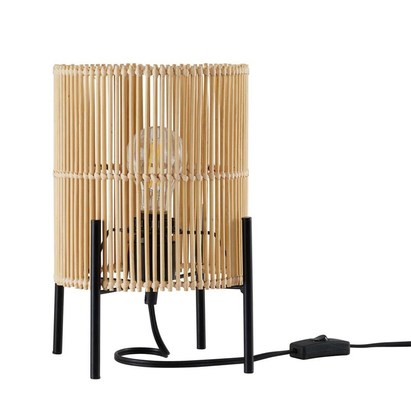 Modway Casen 1-Light Modern Bamboo/Metal Table Lamp in Natural image number 0