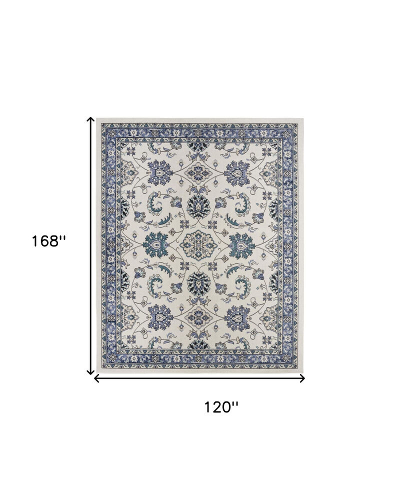 HomeRoots Floral Indoor Outdoor Area Rug image number 6