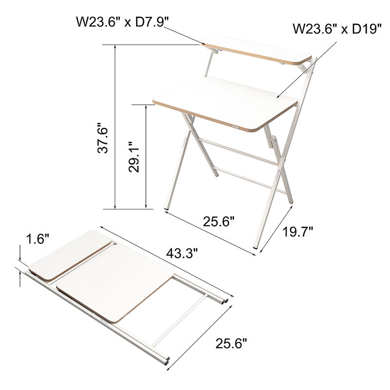 SOFSYS Folding Desk Square 660