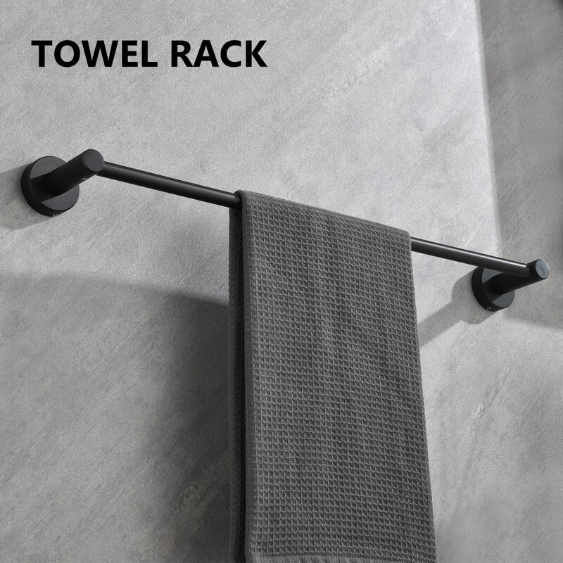6 Piece Bathroom Towel Rack Set Wall Mount