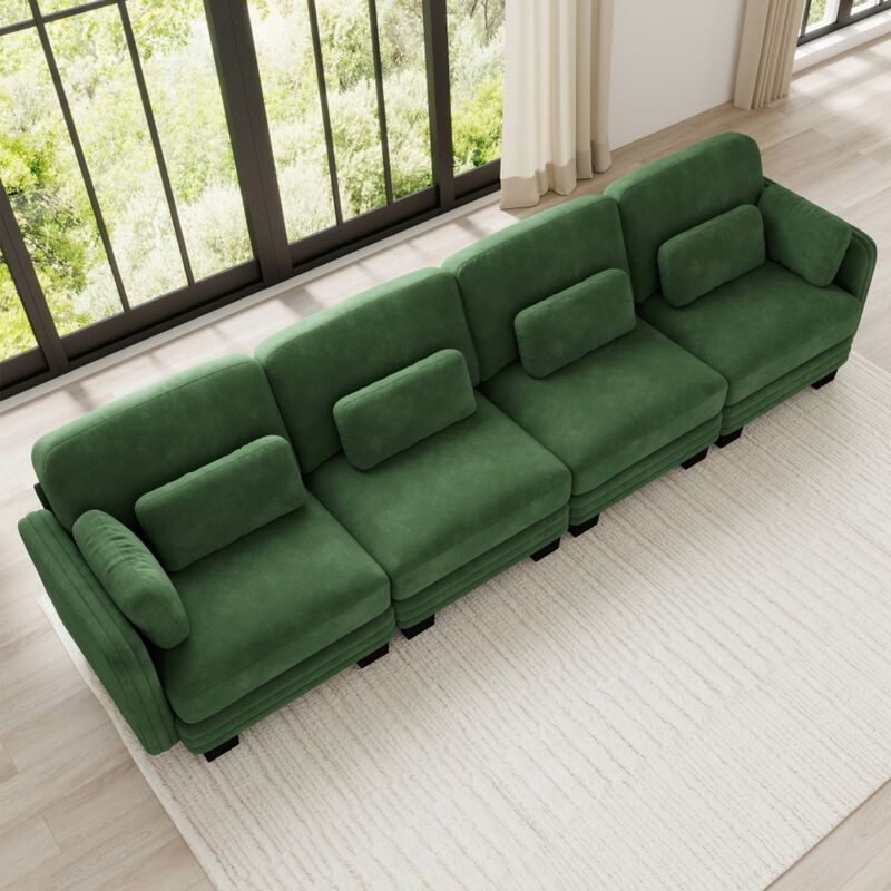 Clesp Modern Minimalist Modular Sectional Sofa image number 2