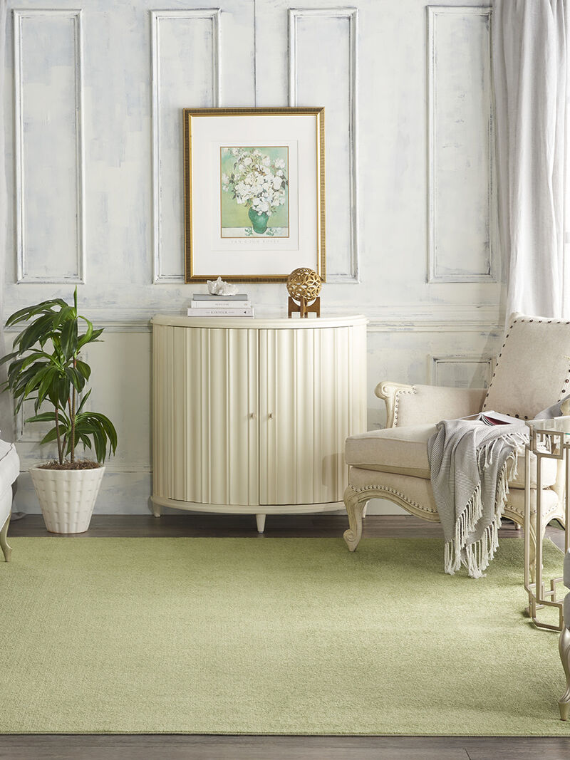 Nourison Essentials NRE01 Green 7' x 10' Rug image number 9