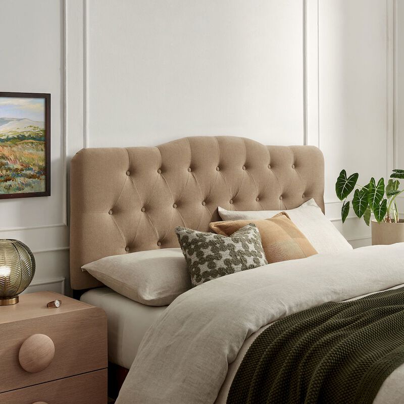 Annabel Premium Linen Blend Queen Headboard image number 6