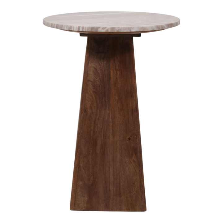 Triangular Base Accent Table