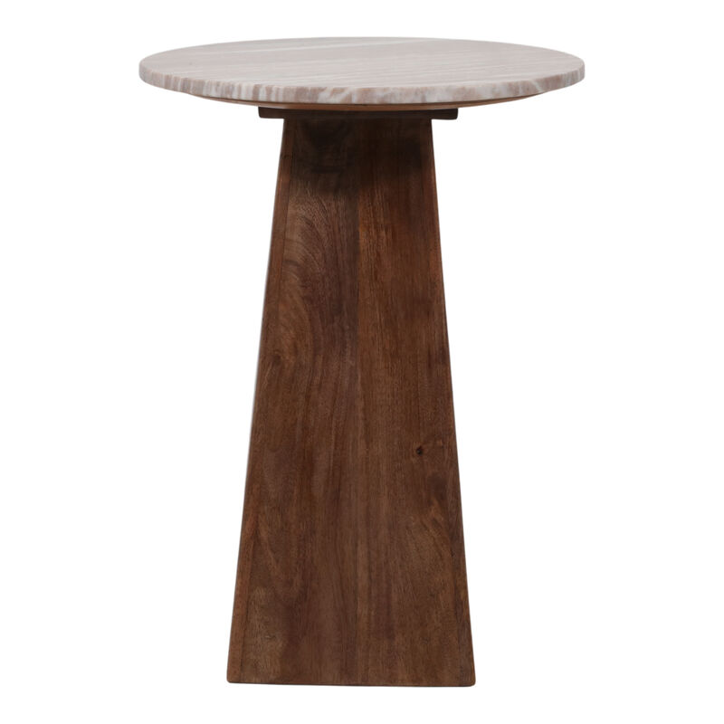 Triangular Base Accent Table image number 1