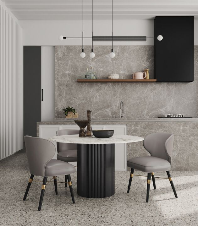 Strine Gray Dining Chairs (Set of 2)