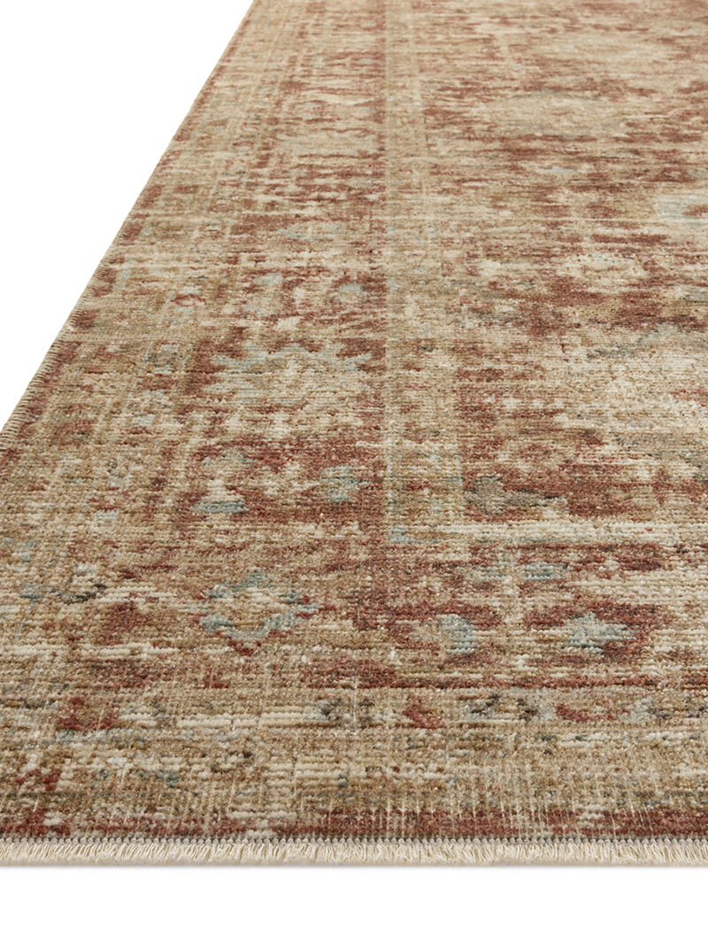 Heritage HER-03 Brick / Multi 2''5" x 10' Rug by Patent Pending