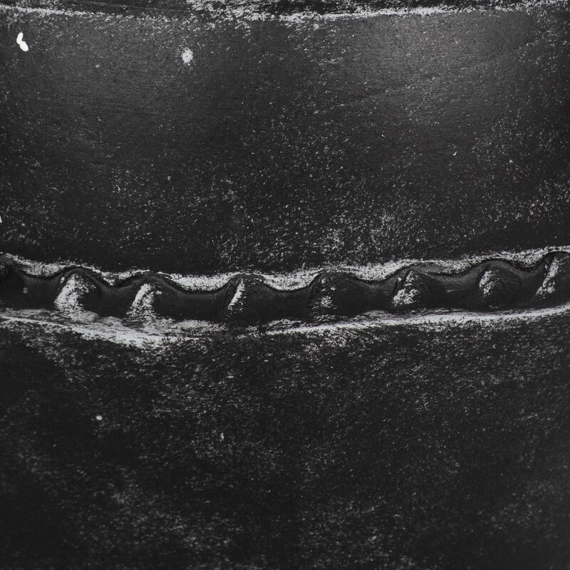 14" Terracotta Vase, Black image number 3