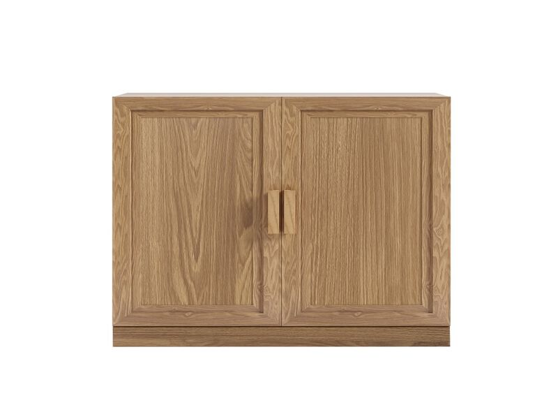 Modern Wooden Storage Cabinet - 6 Tier Organizer with Four Doors image number 0