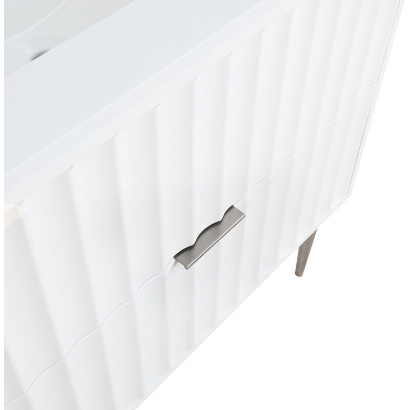 Meridian Furniture Modernist White Bathroom Vanity