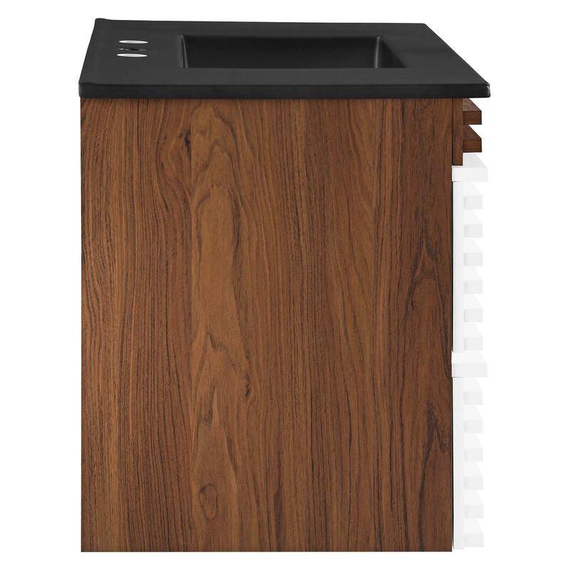 Render 36" Wall-Mount Bathroom Vanity image number 3