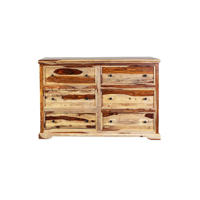 Porter Designs Taos Solid Sheesham Wood Dresser, Natural image number 5