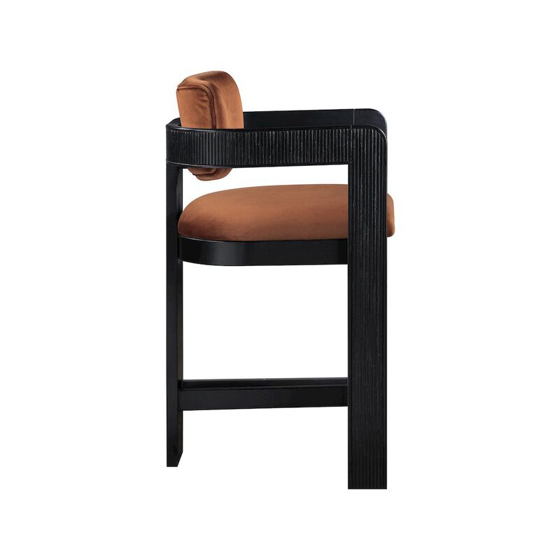 Meridian Furniture Sacha Velvet Stool