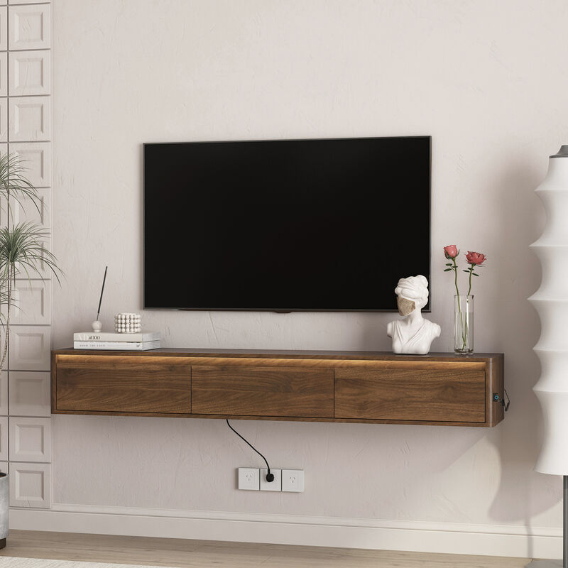 Rurux Floating TV Stand image number 1