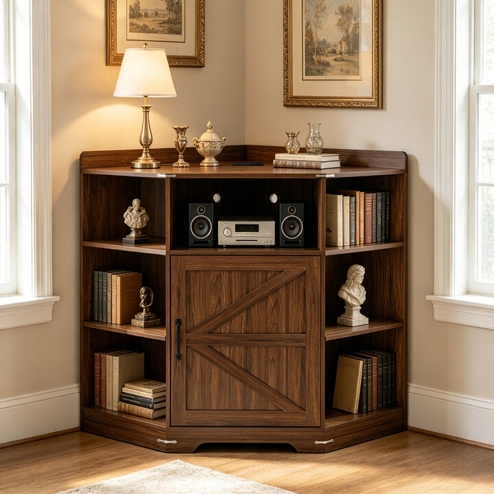 Gofre Corner Cabinet