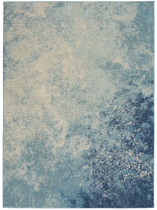 Passion PSN10 Navy/Light Blue 3'9" x 5'9" Rug