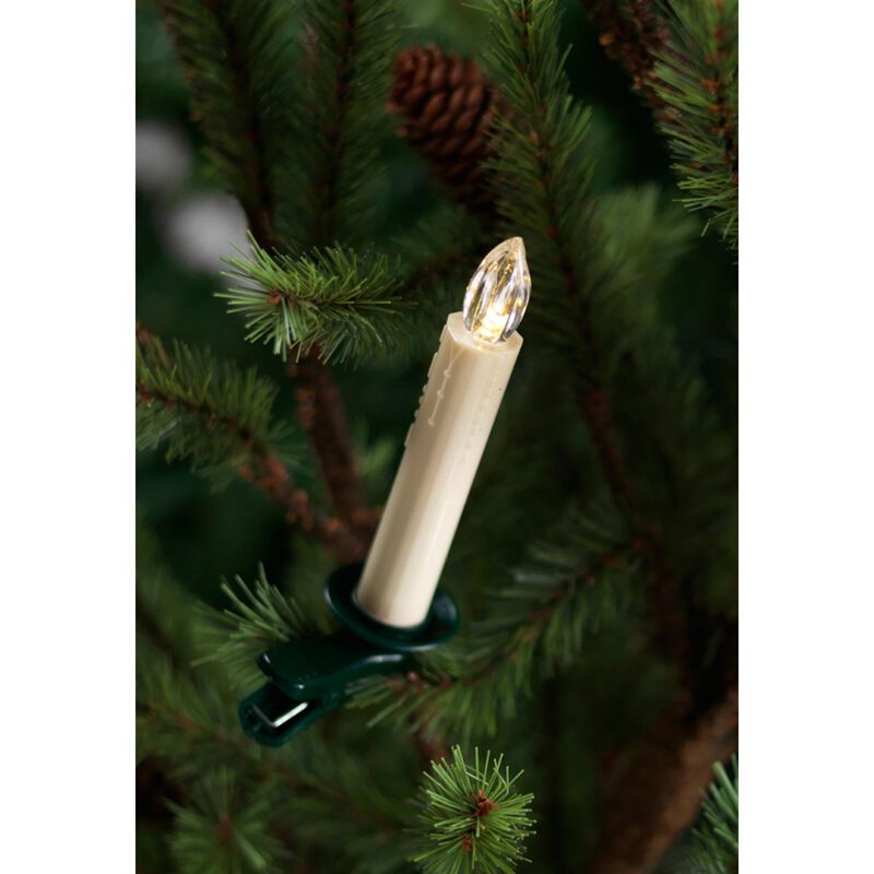 Set of 12 Tree Taper Candles for Holiday and Home Décor