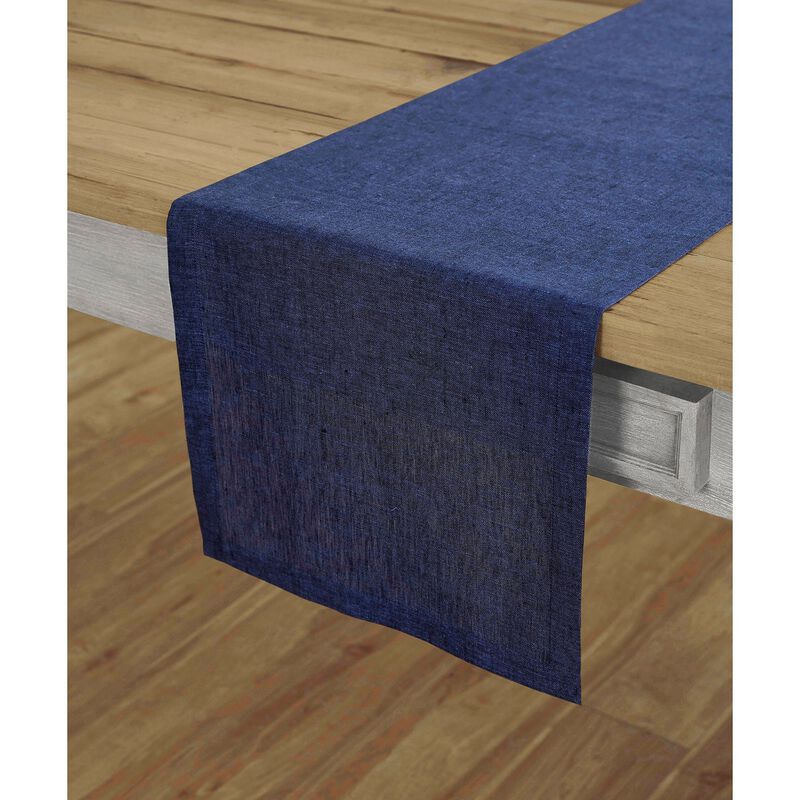 Solino Home Athena 100% Linen Table Runner &ndash; Handcrafted, Machine Washable, Perfect for Holiday and Everyday Dining