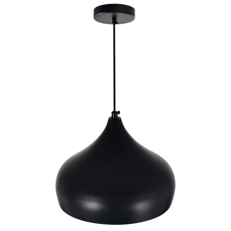 Dynamic 1 Light Down Pendant With Black Finish