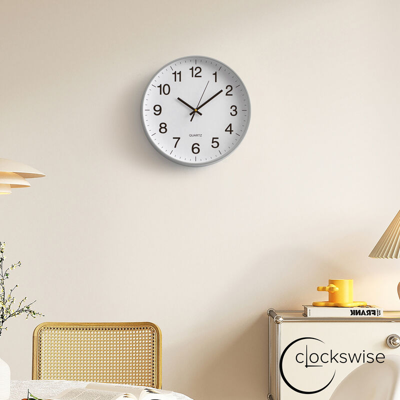 Clockswise Blue 10-In Analog Clock
