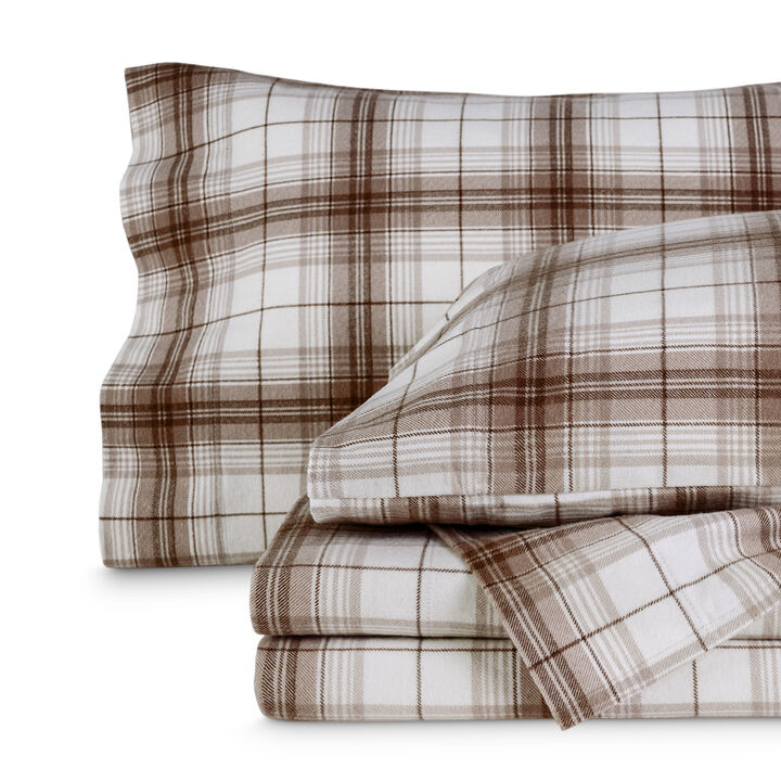 Soft & Cozy 100% Cotton Flannel Printed Pattern Sheet Set