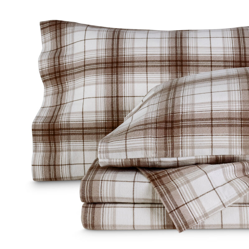 Soft & Cozy 100% Cotton Flannel Printed Pattern Sheet Set image number 0