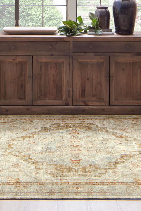 Adalia Kumra Cream 10' X 14' Rug