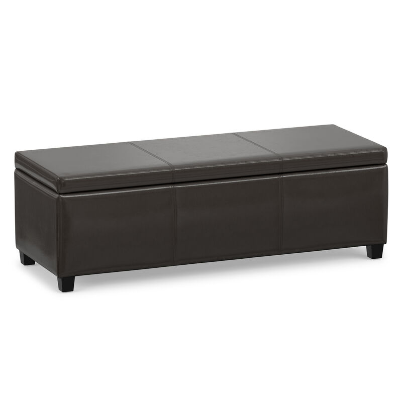 Simpli Home Avalon Storage Ottoman Bench image number 0
