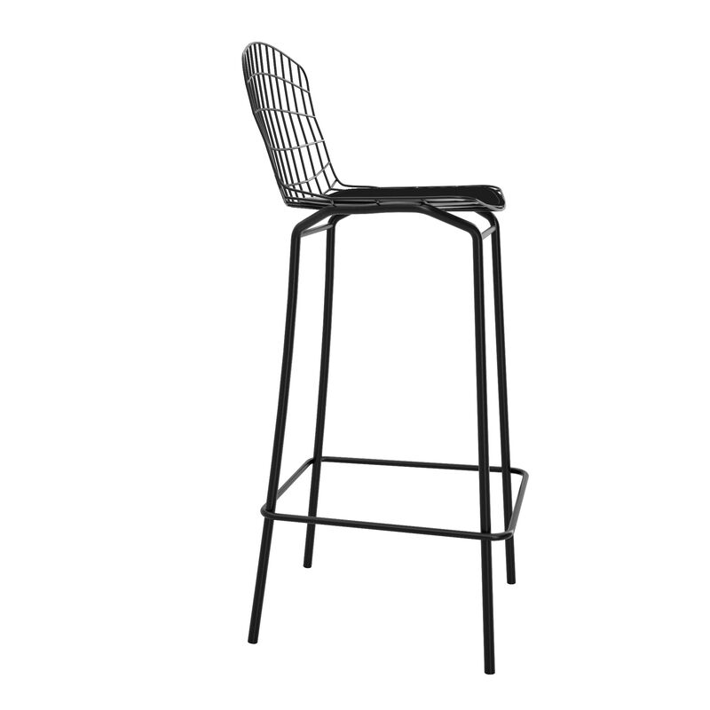 Madeline Black Bar Stool